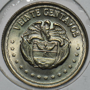 Colombia 1964 20 Centavos Eagle animal 196088 combine shipping