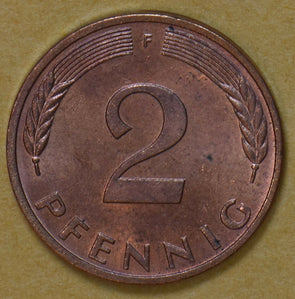 Germany 1977 2 Pfennig 191986 combine shipping