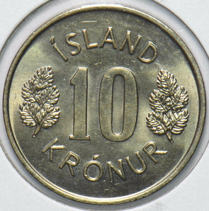 Iceland 1976 10 Kronur Dragon animal Bull 192346 combine shipping