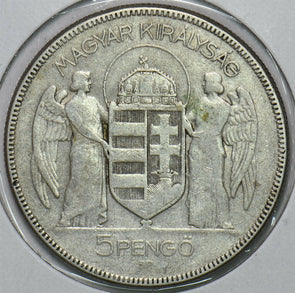 Hungary 1930 5 Pengo 240364 combine shipping
