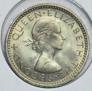 New Zealand 1965 6 Pence Huia bird 298651 combine shipping