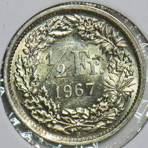 Switzerland 1967 1/2 Franc 298055 combine shipping