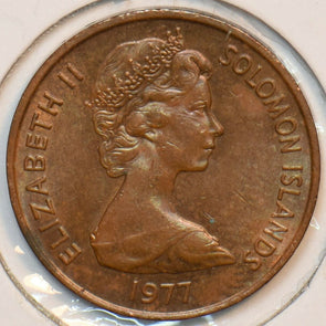 Solomon Islands 1977 2 Cents Eagle animal 190657 combine shipping