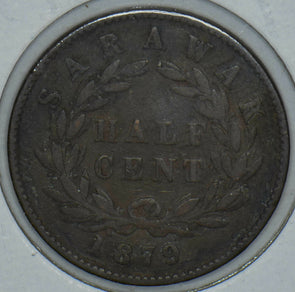 Sarawak 1879 1/2 Cent 290825 combine shipping