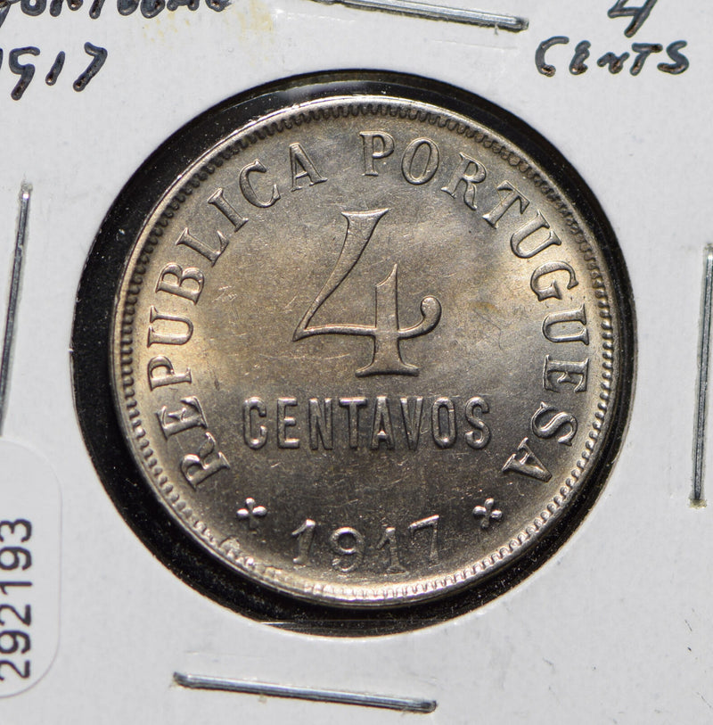Portugal 1917 4 Centavos  292193 combine shipping