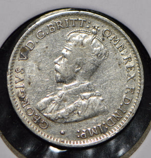 Australia 1936 3 Pence Kangaroo animal Emu  191334 combine shipping