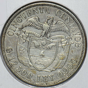 Colombia 1922 50 Centavos Condor animal 296668 combine shipping