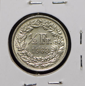 Swiss Cantons 1963 1/2 Francs  292233 combine shipping