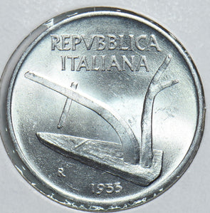 Italy 1955 10 Lire 298808 combine shipping