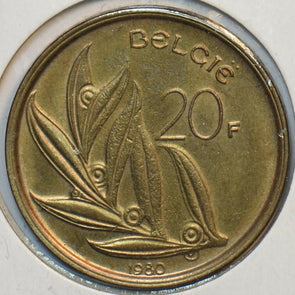 Belgium 1980 20 Francs 903518 combine shipping