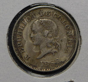 Colombia 1888 5 Centavos  290298 combine shipping