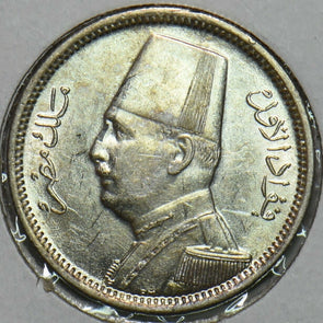 Egypt 1929 AH1348 2 Piastres 297637 combine shipping