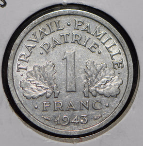 France 1943 Franc  291780 combine shipping