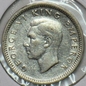 New Zealand 1943 3 Pence 152354 combine shipping