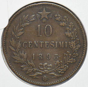 Italy 1893 10 Centesimi  191889 combine shipping