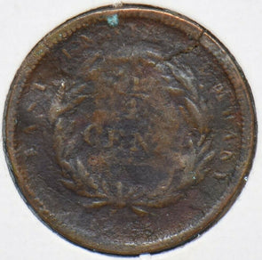 Straits Settlements 1845 1/4 Cents East India Company 903379 combine shipping