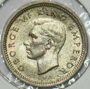 New Zealand 1942 3 Pence BU 297569 combine shipping