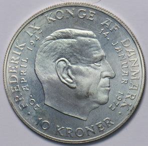 Denmark 1972 H 10 Kroner 294091 combine shipping
