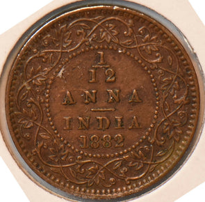 British India 1882 1/12 Anna GR0299 combine shipping