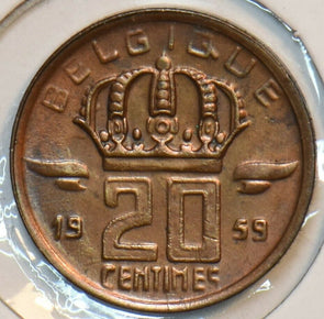 Belgium 1959 20 Centimes 152022 combine shipping