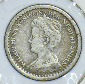 Netherlands 1917 10 Cents 291425 combine shipping