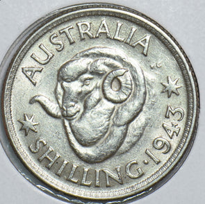 Australia 1943 Shilling Ram 198861 combine shipping