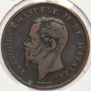 Italy 1862 N 5 Centesimi 150953 combine shipping