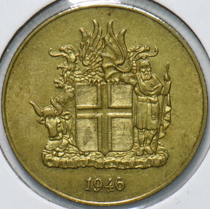 Iceland 1946 Krona Dragon animal Bull 192324 combine shipping