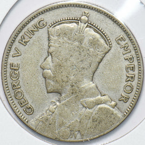New Zealand 1934 George V 1/2 Crown Ram animal 192193 combine shipping