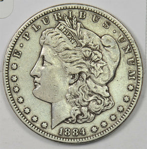 1884-S Morgan Dollar Silver XF U0392