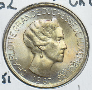 Luxembourg 1962 5 Francs CH BU 198796 combine shipping