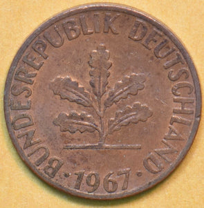 Germany 1967 Pfennig 902329 combine shipping