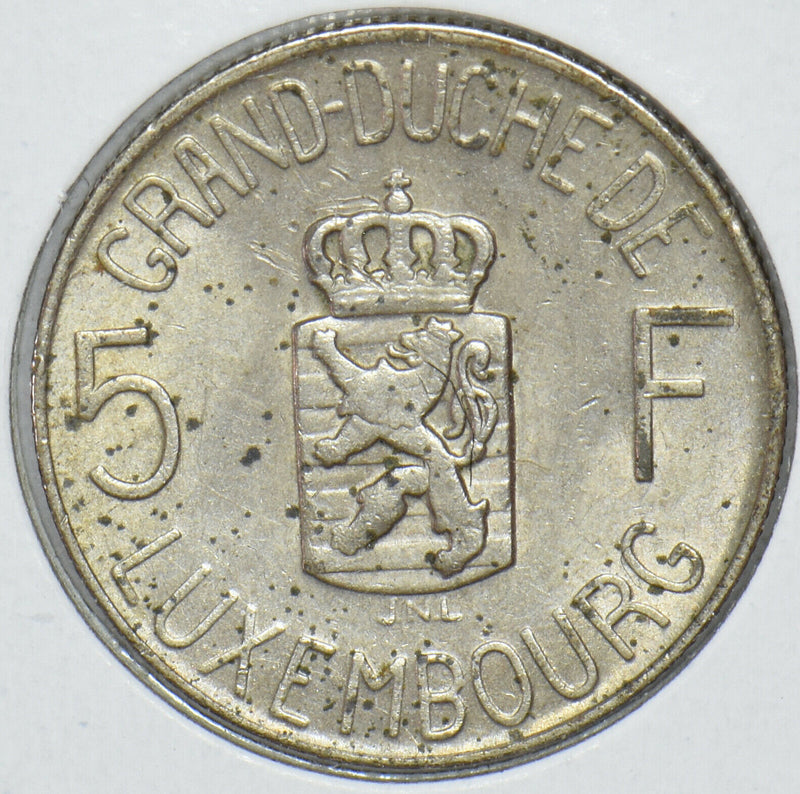 Luxembourg 1962 5 Francs 291173 combine shipping
