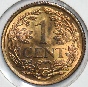Netherlands Antilles 1963 Cent Lion animal 192316 combine shipping