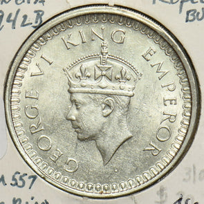 India British 1942 B Rupee 0 BU 240827 combine shipping