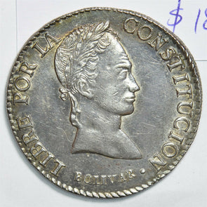 Bolivia 1846 8 Soles Llama animal B0157 combine shipping