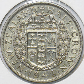 New Zealand 1942 George VI 1/2 Crown Ram animal 192194 combine shipping