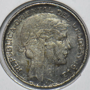 Uruguay 1942 20 Centesimos 295985 combine shipping