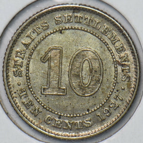 Straits Settlements 1927 10 Cents 194810 combine shipping