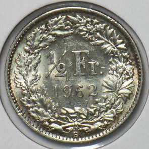 Switzerland 1962 1/2 Franc 193071 combine shipping