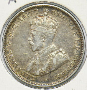 Australia 1916 Georgivs V Shilling Kangaroo animal Ostrich Austraila Coat of Ar