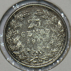 Netherlands 1906 25 Cents 490781 combine shipping