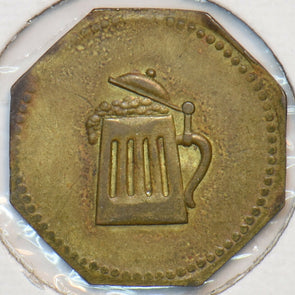 Germany 1900 ~70 Beer token BIER MARKE 296186 combine shipping