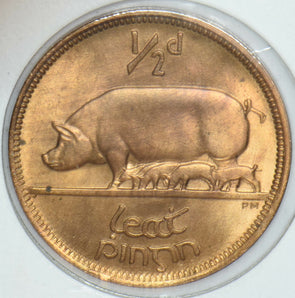 Ireland 1942 Harp 1/2 Penny Pigs animal 290995 combine shipping