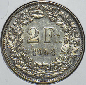 Switzerland 1944 2 Francs 194565 combine shipping