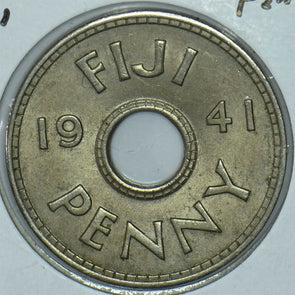 Fiji 1941 Penny 290766 combine shipping