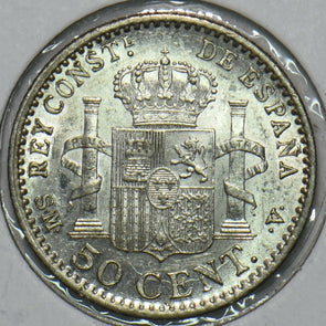 Spain 1904 50 Centimos 491266 combine shipping