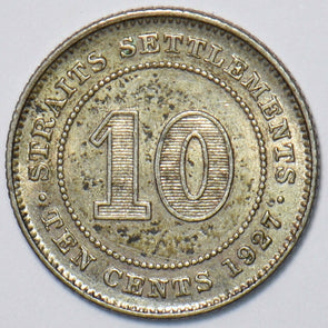 Straits Settlements 1927 10 Cents 194832 combine shipping