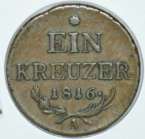 Austria 1816 Kreuzer Eagles animal 191563 combine shipping