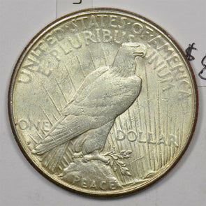 1923-S Peace Dollar Silver AU UNC U0269